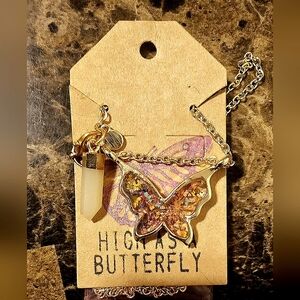 Handmade pressed pendant